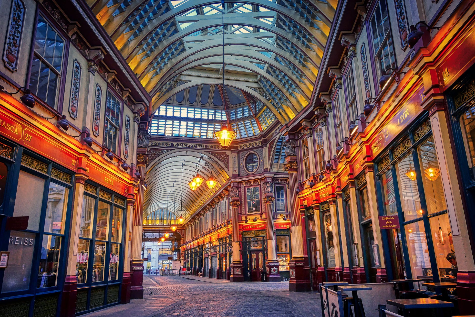 A photo of Leadenhall Market