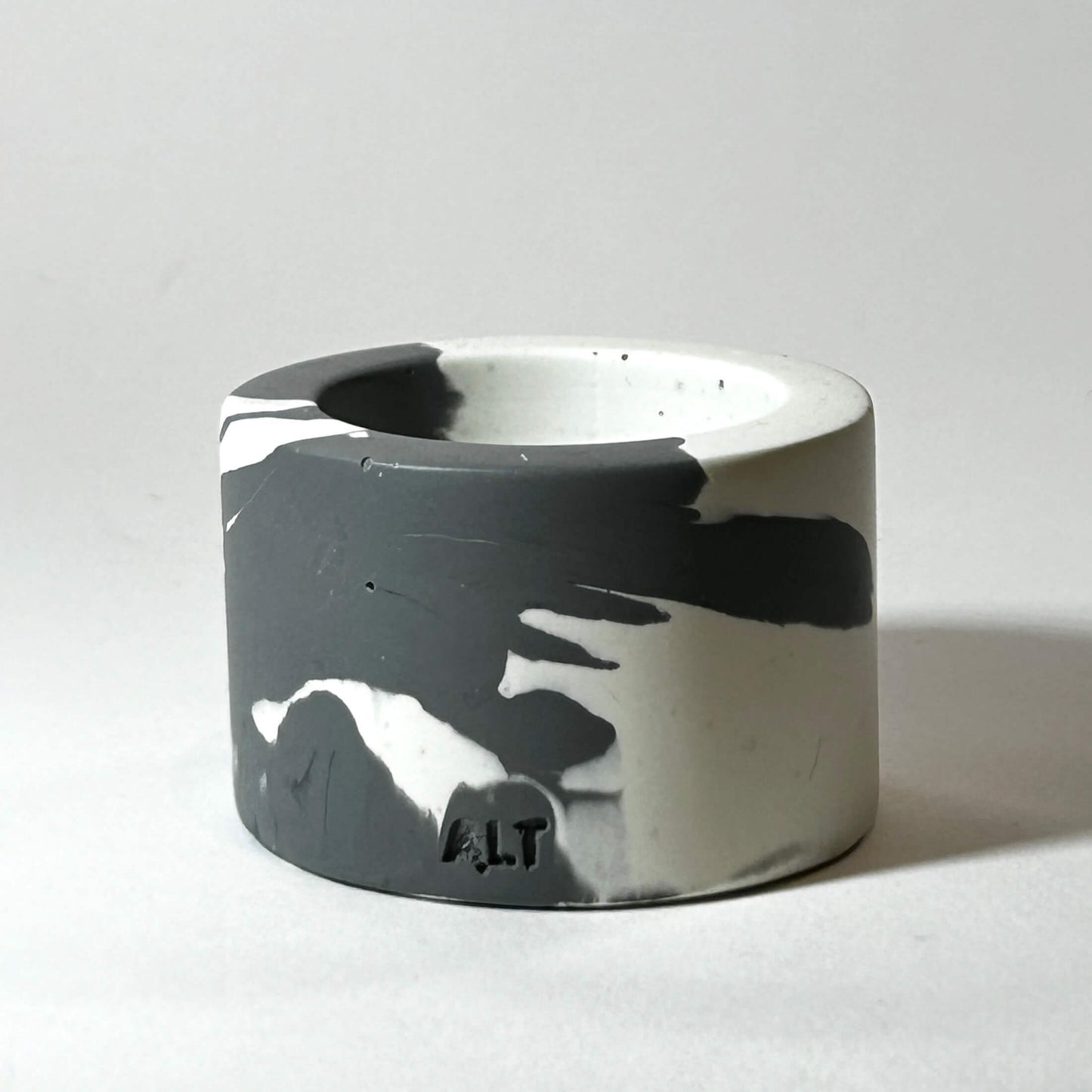 Marble Jesmonite Concrete Tea Light Candle Holder – Sustainable Home Décor