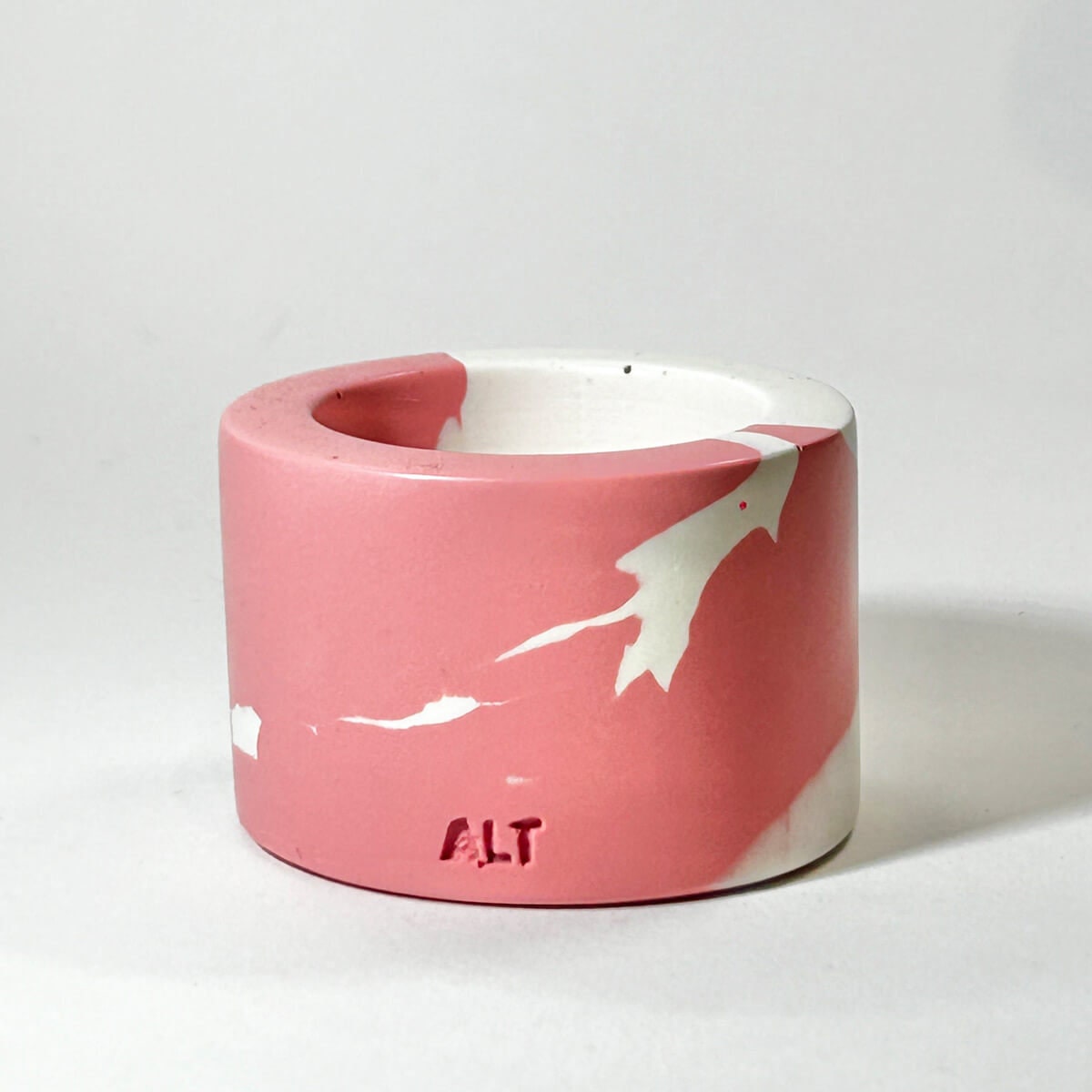 Marble Jesmonite Concrete Tea Light Candle Holder – Sustainable Home Décor