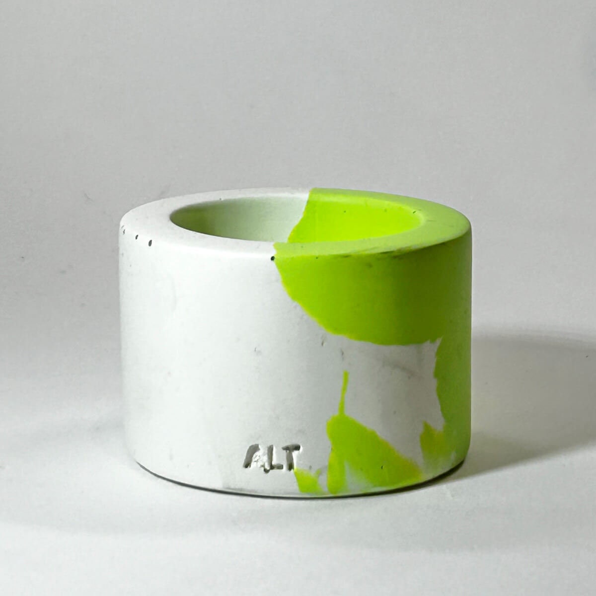 Marble Jesmonite Concrete Tea Light Candle Holder – Sustainable Home Décor