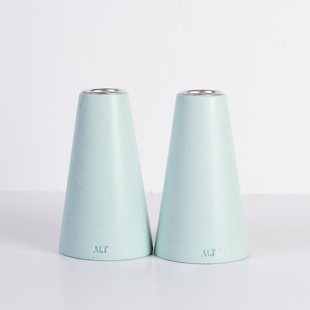 Super Seconds Sale: Mint Green Taper Candle Holder – Medium